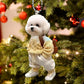 Puppy with Backpack Acrylic Car Pendant, Cute Rearview Mirror Charm