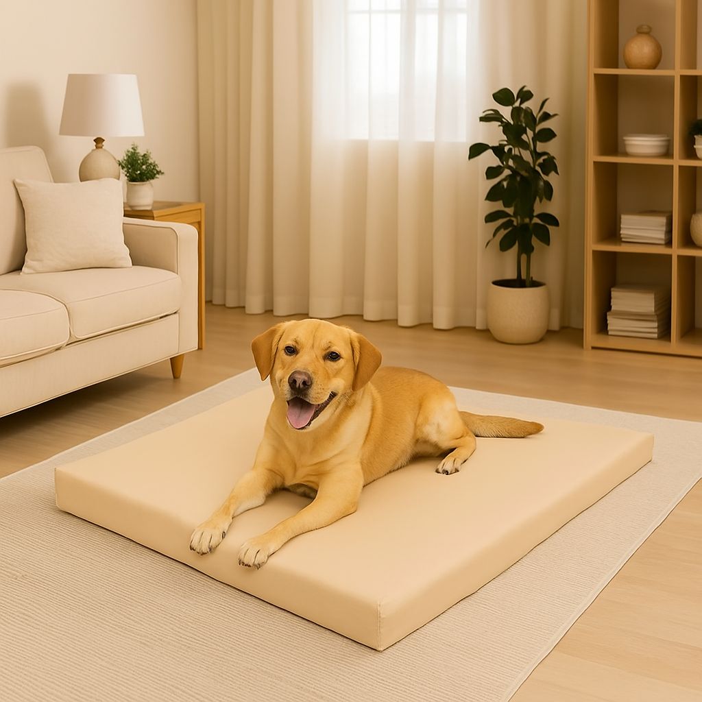 Heavy Duty Waterproof Dog Bed, Durable Crate Mattress for Puppies and Dogs