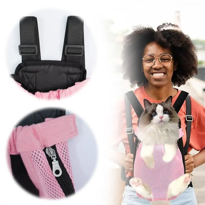 Pet Travel Tote Bag, Portable Messenger Style Carrier for Cats and Dogs