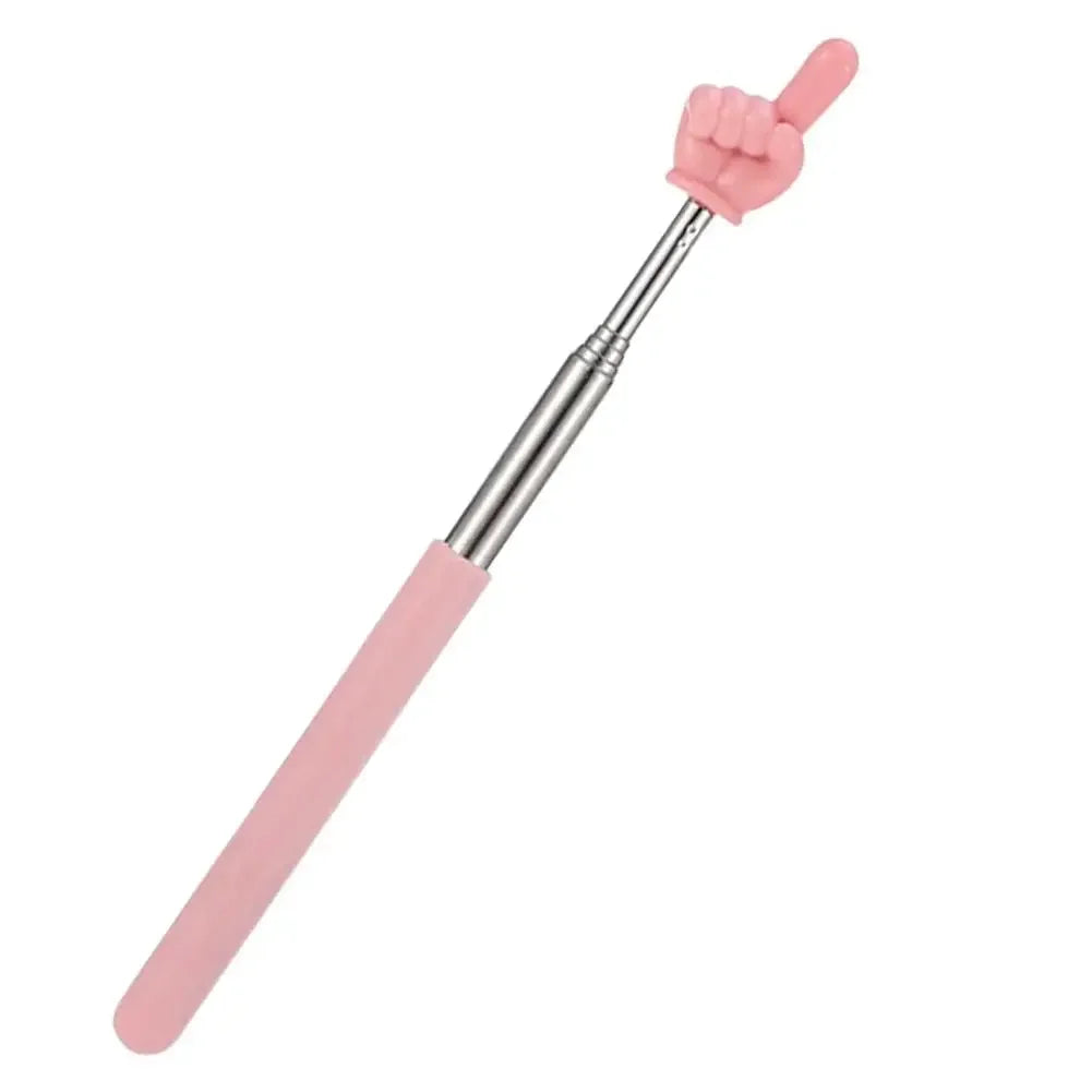 Retractable Finger Pointer Stick, Stainless Steel, Telescopic, Teachers and Presenters