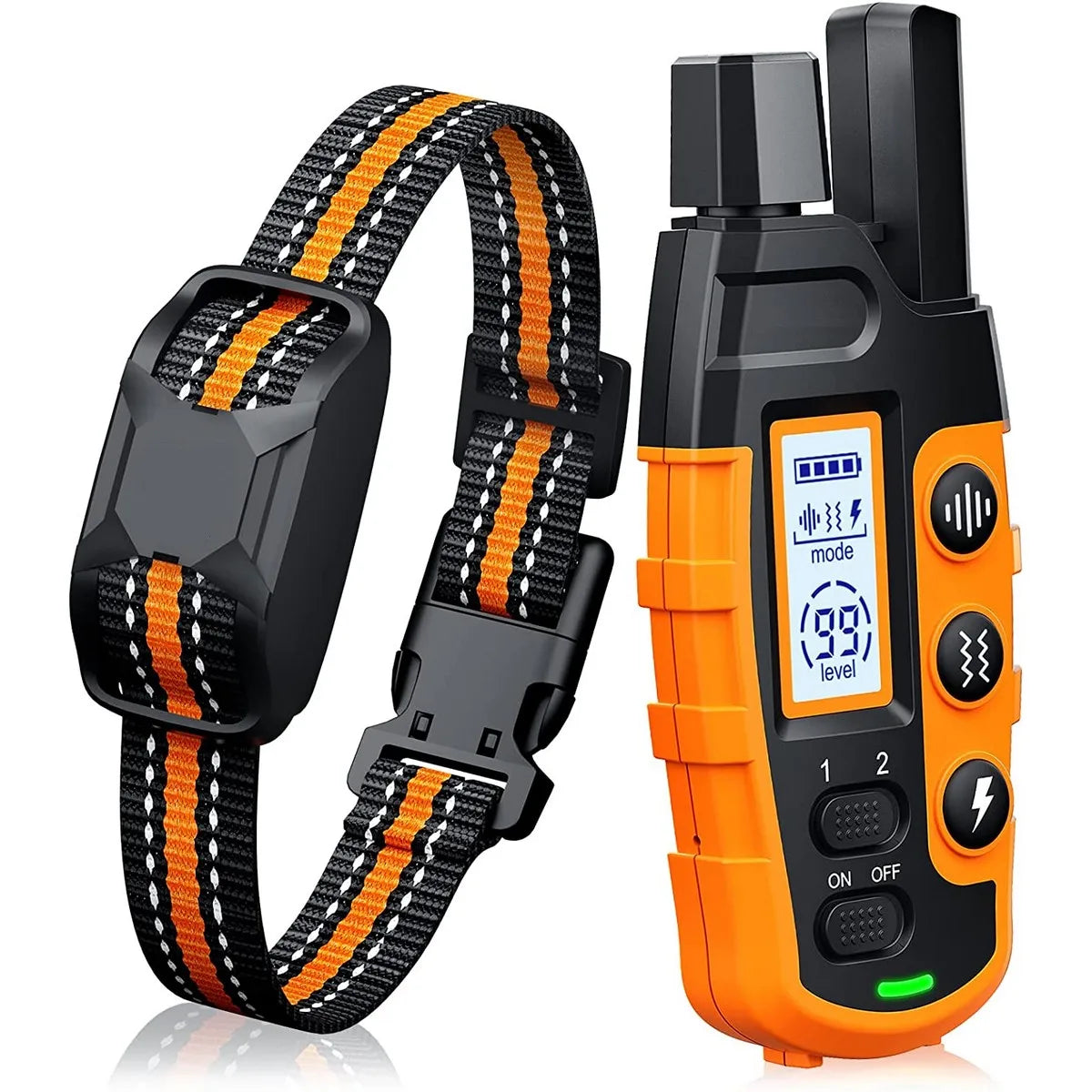 Remote Dog Training Collar, 1000m Range, Rechargeable, Waterproof, Beep, Vibration and Shock