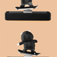 Skateboard Bear Magnetic Parking Number Plate, Cute Car Dashboard Decoration