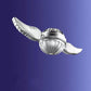 Angel Wings Metal Fidget Spinner, Gold Finish, Anti-Stress Hand Spinner Gift