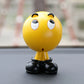 Bobblehead Expression Doll Car Ornament, Cute Cartoon Dashboard Decoration