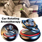 Solar Rotating Crystal Ball Car Ornament, Aromatherapy Perfume Diffuser, Rearview Mirror